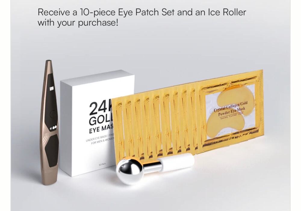 INIA Lumin 4-in-1 Facial Device set,red light therapy,  for firming.
